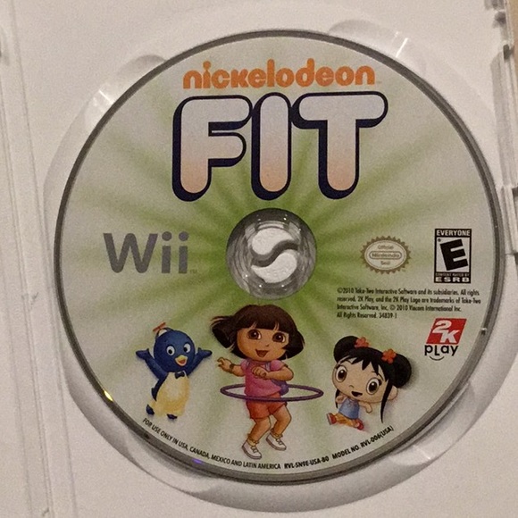 Nickelodeon Fit Nintendo Wii Game For Kids Exercise Workout Complete Fitness - Picture 6 of 8